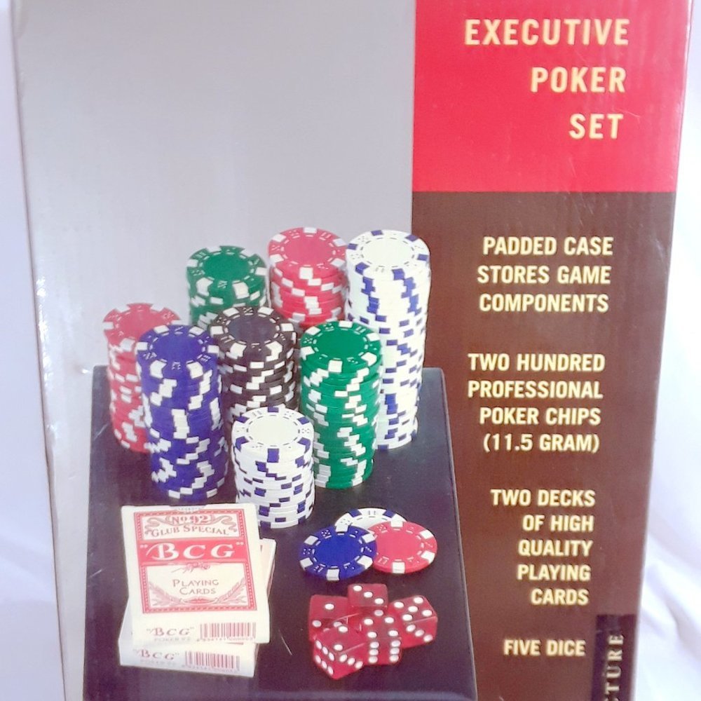 Sears Structure Executive Poker Set VTG